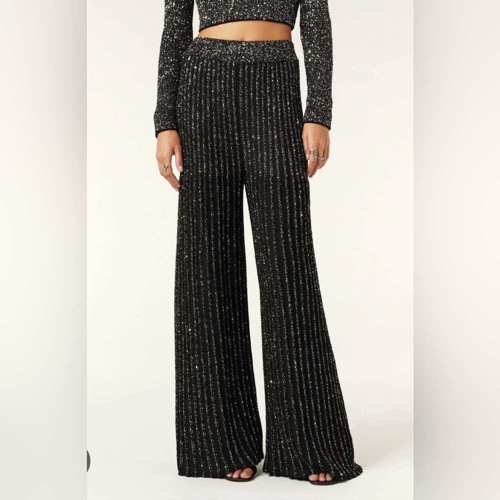 ba&sh Donna Sequin Knit Pants
